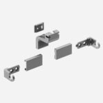 Kit staffa wasistas colore bianco opaco ral 9010. Master italy a1123r9010op.18 Apro | InfissoPro