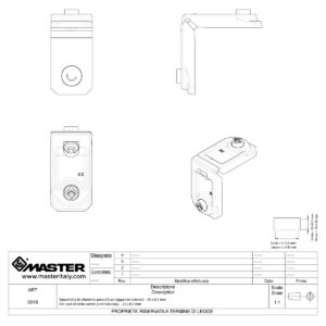 A2144 CAPPETTA DI DRENAGGIO ALPHA 445-658 IN NYLON. MASTER ITALY | InfissoPro