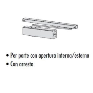 D5210-03-0-44 CHIUDIPORTA D5200. CISA | InfissoPro D5210-03-0-44 CHIUDIPORTA D5200. CISA | InfissoPro