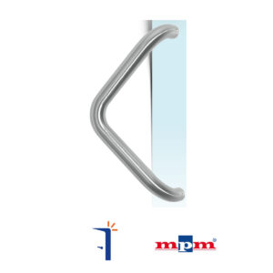 05.03.302-S MANIGLIONE TUBOLARE diametro 30 MM, I 350 MM, A 180 MM, S 85 MM, IN ACCIAIO INOX AISI 316L SATINATO. MPM