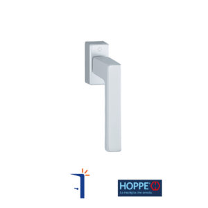 3937114 MARTELLINA DK TOULON SECUSTIK IN ALLUMINIO ROSETTA RETTAGOLARE COLORE ARGENTO. HOPPE