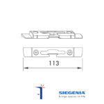721407 RISCONTRO DK S-ES FH A4240 TS. SIEGENIA | InfissoPro 721407 RISCONTRO DK S-ES FH A4240 TS. SIEGENIA | InfissoPro