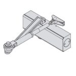 C1511-03-0-44 CHIUDIPORTA PROFESSIONAL PLUS 2 NERO RAL 9005. CISA | InfissoPro