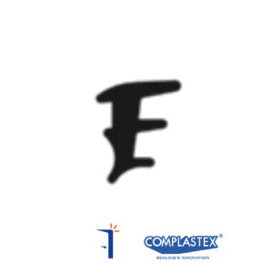 00UP3 GUARNIZIONE VETRO INTERNA 3 MM NERA IN PVC UNIVERSAL ROTOLO DA 300 M. COMPLASTEX