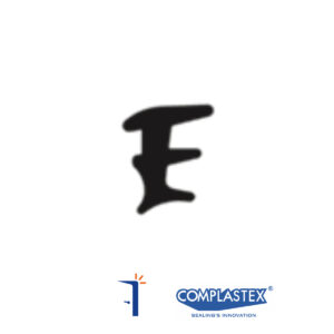 00UP4 GUARNIZIONE VETRO INTERNA 4 MM NERA IN PVC UNIVERSAL ROTOLO DA 250 M. COMPLASTEX