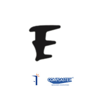 00UP5 GUARNIZIONE VETRO INTERNA 5 MM NERA IN PVC UNIVERSAL ROTOLO DA 150 M. COMPLASTEX