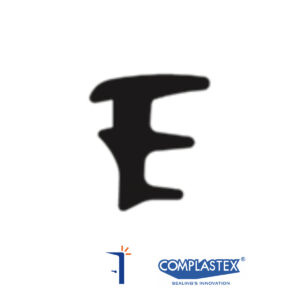 00UP7 GUARNIZIONE VETRO INTERNA 7 MM NERA IN PVC UNIVERSAL ROTOLO DA 90 M. COMPLASTEX