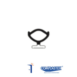 03264 GUARNIZIONE DI BATTUTA INTERNA IN GOMMA TERMOPLASTICA COESTRUSA ROTOLO DA 200 M. COMPLASTEX