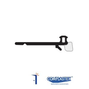 08300.1 GUARNIZIONE VETRO ESTERNA ROTOLO DA 100 M. COMPLASTEX