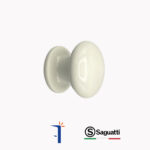 873-70KB POMOLO "B" IN ALLUMINIO VERNICIATO BIANCO RAL 1013 DIAMETRO 70 MM. SAGUATTI | InfissoPro