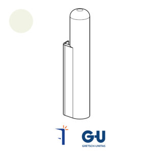 9-40487-00-L-7 COPERTURA CERNIERA INFERIORE ANTA SINISTRA RAL 9010. G-U
