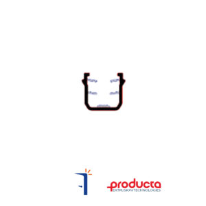 APX.10.49 GUARNIZIONE TRASPARENTE VETRO ANTA EPDM TWIN SYSTEMS PX450 LINEAR BARRETTA DA 3 M. PRODUCTA