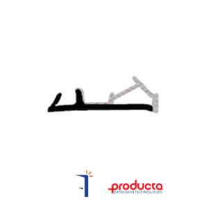 AWX.10.17NERO GUARNIZIONE DI BATTUTA NERA TWIN SYSTEMS WX710 WF710 ROTOLO DA 90 M. PRODUCTA