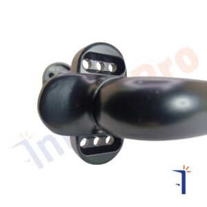 MD101-C DOPPIA MANIGLIA ARROTONDATA FLORA COLORE BIANCO RAL 9010. NUOVA DALBAMA | InfissoPro
