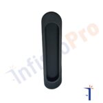 S108-A Maniglia a vaschetta ovale universale colore nero ral 9005 confezione da 100 pz. Nuova Dalbama | InfissoPro