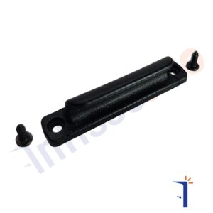 ZZ109-A Maniglietta di scorrimento per zanzariera colore nero ral 9005 confezione da 100 pz. Nuova Dalbama | InfissoPro