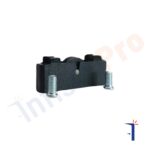 ZZ111-A CARRELLO PER ZANZARIERE RUOTA NERA CONFEZIONE DA 20 PZ. NUOVA DALBAMA | InfissoPro