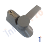 Maniglia per porte antipanico codice 07078-38-0-97-MANIGLIA-CILINDRO-RAL-9006 ovvero colore grigio. marca CISA