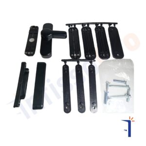 Maniglia nera per profili in alluminio MT107-IT-MANIGLIA-TAVELLINO-MANICO-CORTO-COLORE-NERO-RAL-9005.-NUOVA-DALBAMA