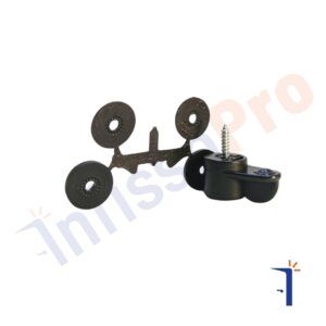 C170-A C170-C Chiusura scuretto in nylon confezione da 10pz. Colori Nero o Bianco Nuova Dalbama