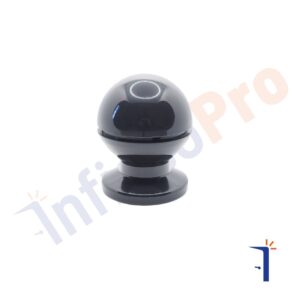 MP-A Pomolo fisso nylon bombato Colore nero RAL 9005. NUOVA DALBAMA