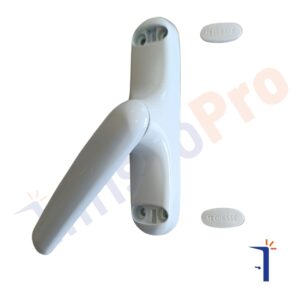 maniglia ribassata per persiane colore bianco