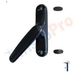 maniglia ribassata per persiane colore grigio nero