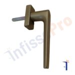 maniglia design moderno Master italy Karma A3100 per infissi scorrevoli e battenti Colore bronzo