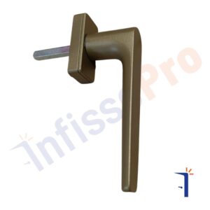 maniglia design moderno Master italy Karma A3100 per infissi scorrevoli e battenti Colore bronzo