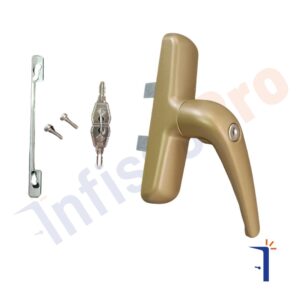 Maniglia con serratura e chiave A6033 Master Italy: aumenta la sicurezza delle tue finestre | InfissoPro Maniglia con serratura e chiave A6033BRONZ.10 Master Italy