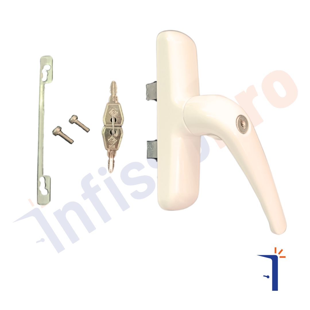 Maniglia con serratura e chiave A6033R1013.10 Master Italy Maniglia con serratura e chiave A6033 Master Italy: aumenta la sicurezza delle tue finestre | InfissoPro