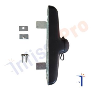 maniglia per finestra con il manico asportabile colore nero