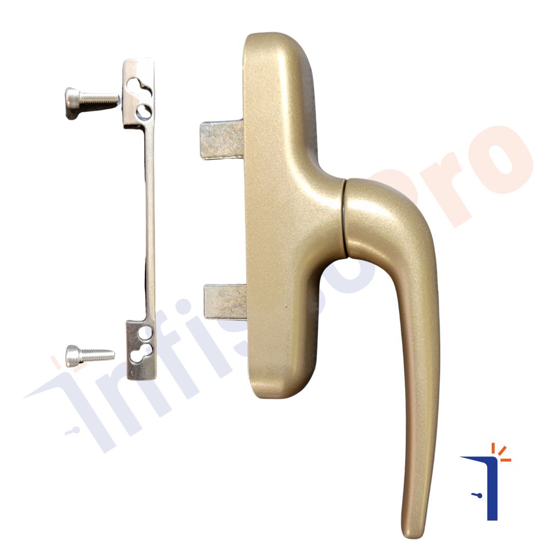 Maniglia cremonese Giesse Prima 01024380u per finestre e persiane bronzo Maniglia cremonese Giesse Prima colore bronzo