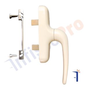 Maniglia cremonese Giesse Prima 01024 per finestre e persiane. | InfissoPro Maniglia cremonese Giesse Prima colore avorio