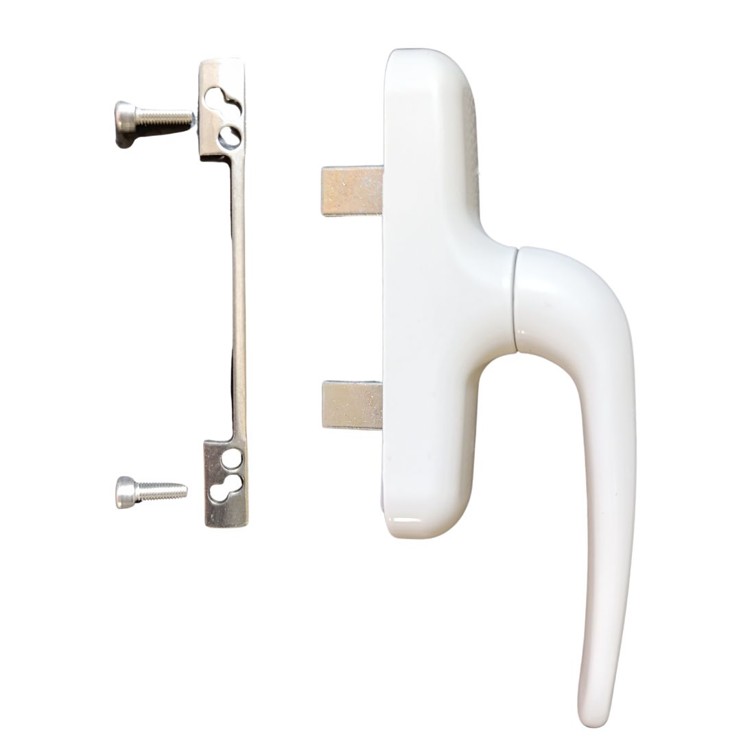 maniglia cremonese per finestre e pesiane giesse prima colore bianco 01024 Maniglia cremonese Giesse Prima 01024 per finestre e persiane. | InfissoPro