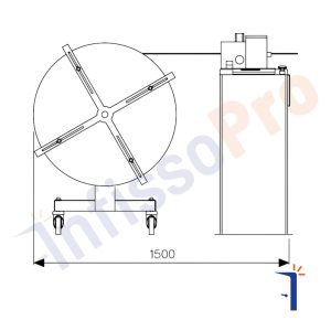 Astina di collegamento Giesse 03524 camera europea colore grigio rotolo da 250mt | InfissoPro