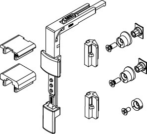 Chiusure suppementari vert/orizz. Futura 3d per profili R40