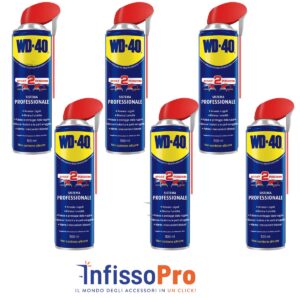WD-40 promo pack 6pz. Professionale multiuso a doppia azione 6X500ml | InfissoPro 35014846