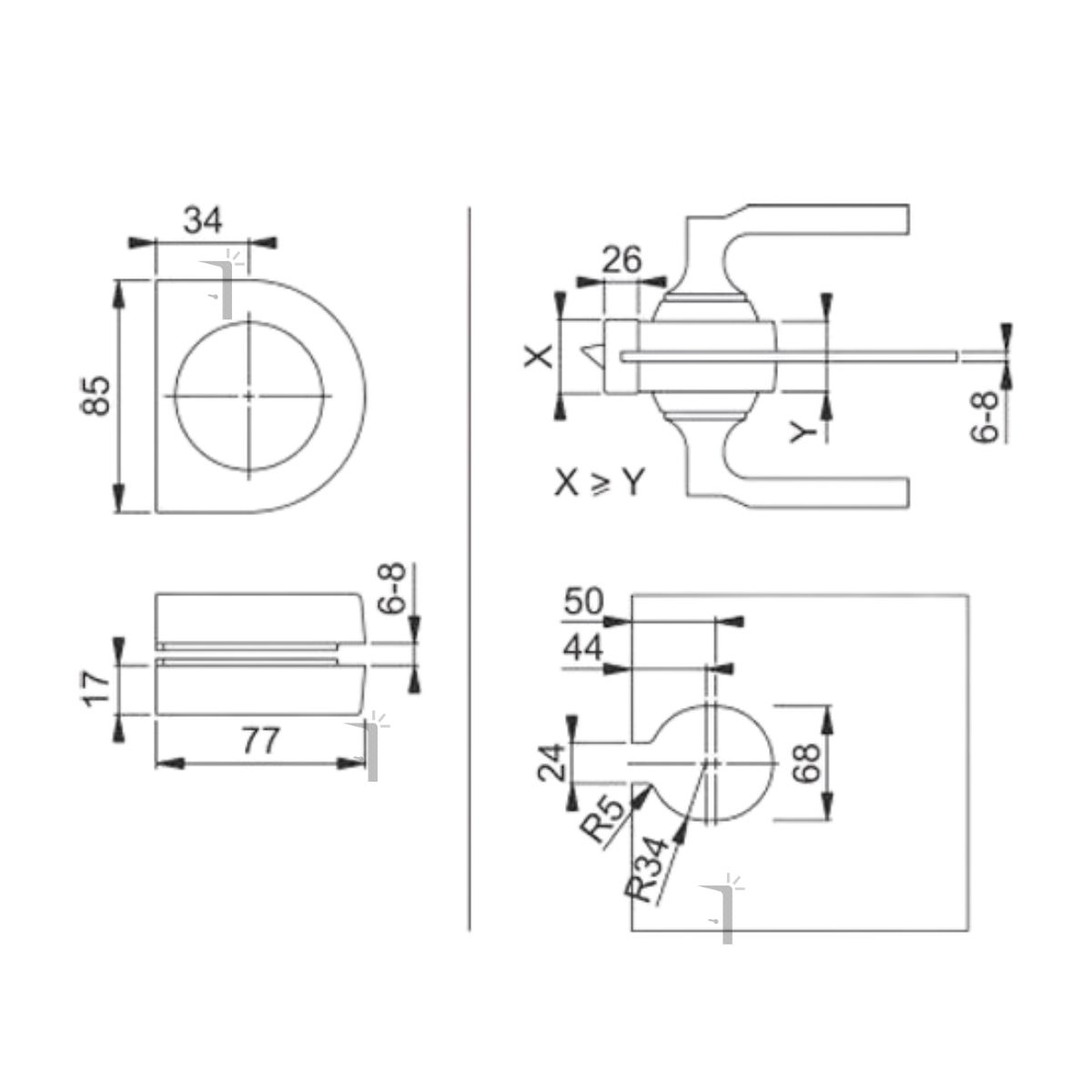 2212816_HOPPE HCS-GD-A763 Adattatore Vetro Telaio 2212816 Ricambi Maniglie HCS disegno_jpg.jpeg 37697737