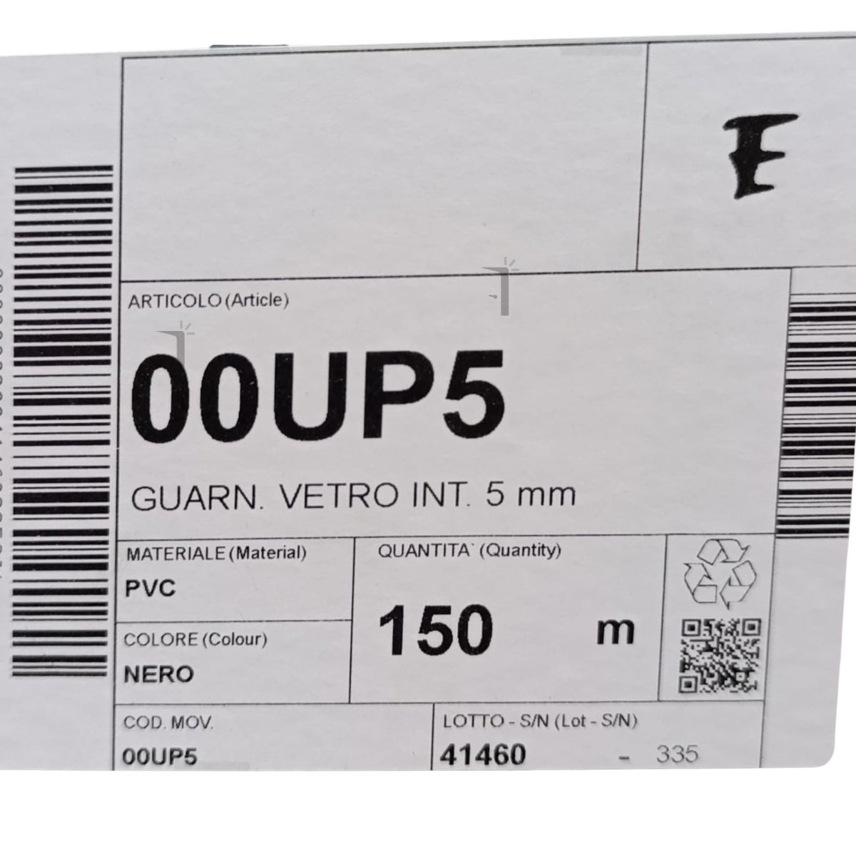 Complastex UP5 guarnizione fermavetro 5 mm Complastex serie UP | InfissoPro