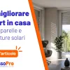 Come migliorare il comfort in casa con tapparelle e schermature solari | InfissoPro